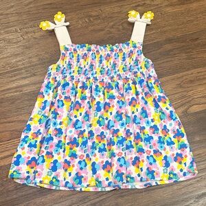 Boden Multicolor Smocked Dress